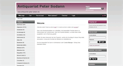 Desktop Screenshot of antiquariat-peter-sodann.de